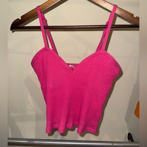 Zara Fuchsia Ribbed Camisole